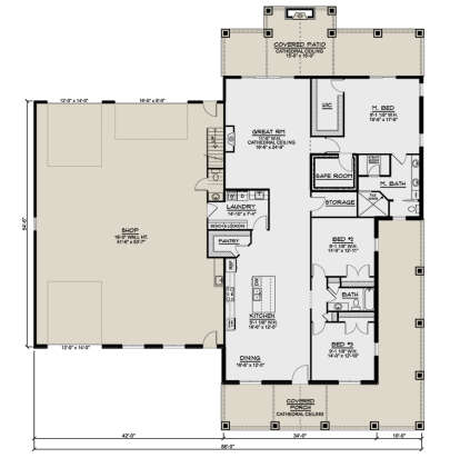 Main Floor  for House Plan #5032-00204