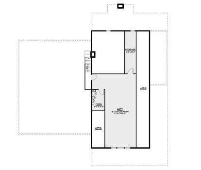 Second Floor for House Plan #5032-00204