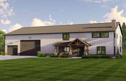 House Plan House Plan #28550 Angled Front Elevation