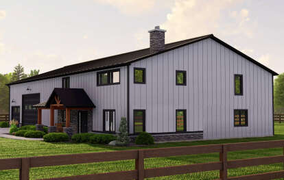 Barn House Plan #5032-00205 Elevation Photo