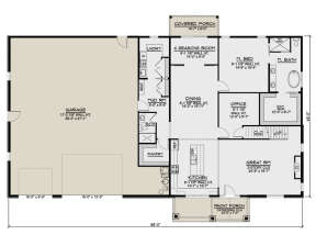 Main Floor  for House Plan #5032-00205
