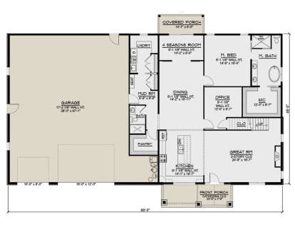 House Plan House Plan #28550 Drawing 1