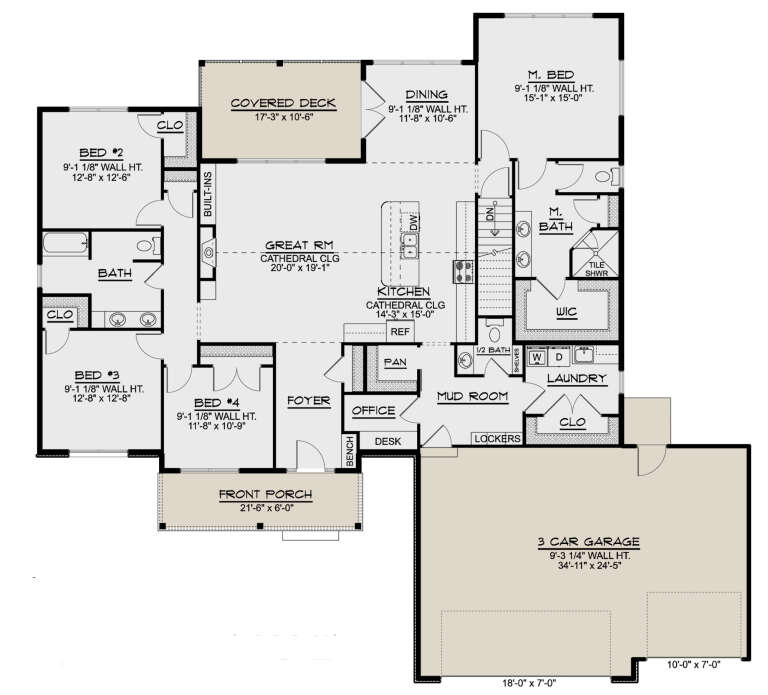 House Plan House Plan #28551 Drawing 1