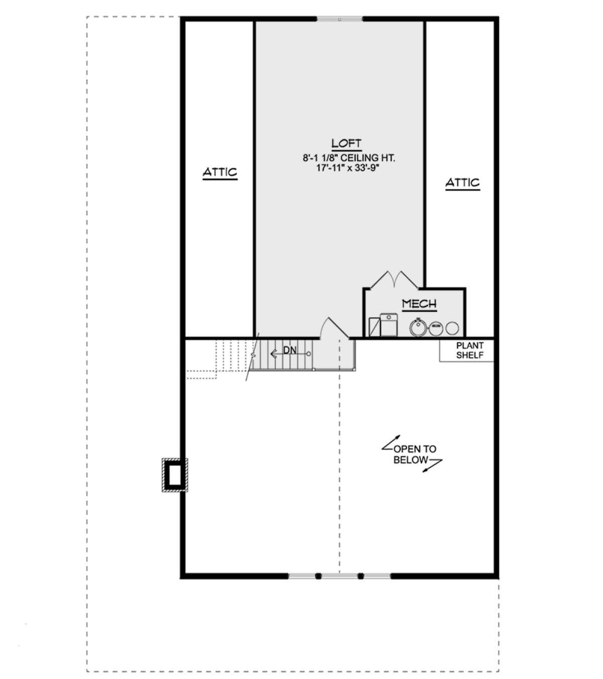 Second Floor for House Plan #5032-00208
