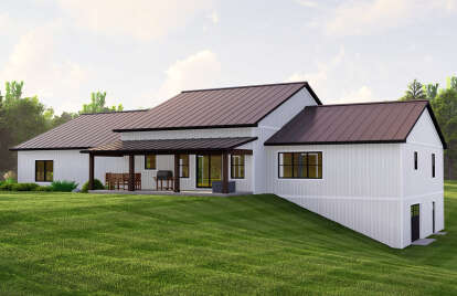 Modern Farmhouse House Plan #5032-00210 Elevation Photo
