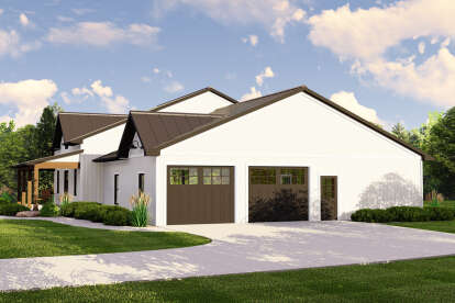 Modern Farmhouse House Plan #5032-00210 Elevation Photo