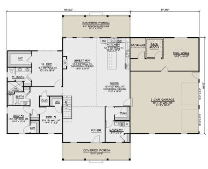 Main Floor  for House Plan #5032-00210