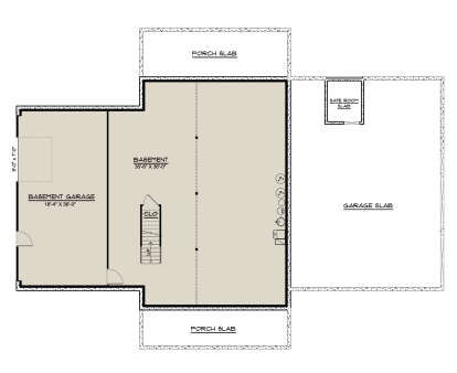 Basement for House Plan #5032-00210