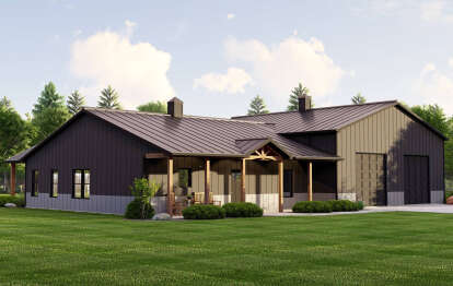 Barn House Plan #5032-00211 Elevation Photo