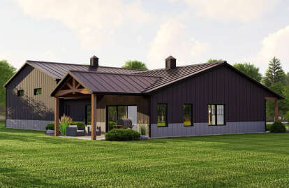 Barn House Plan #5032-00211 Elevation Photo