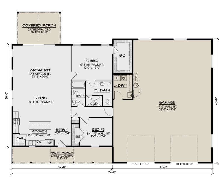 House Plan House Plan #28556 Drawing 1
