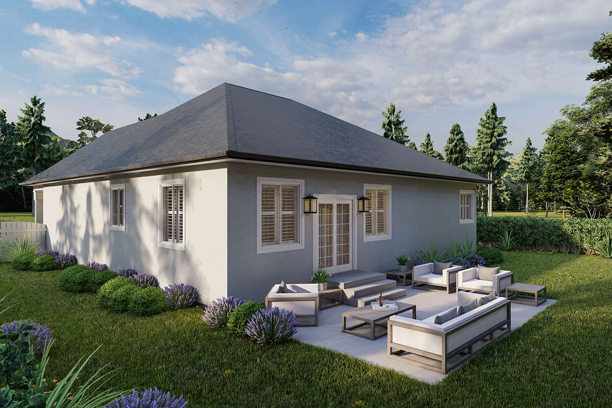 1545 Sq Feet House Drawing Contemporary Style House Plan