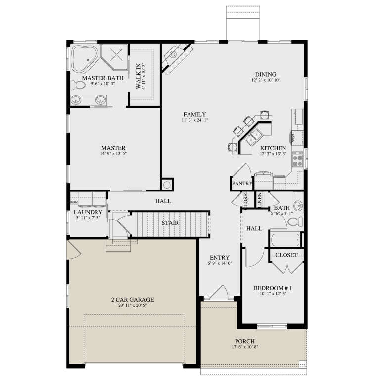 House Plan House Plan #28557 Drawing 1