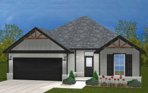 Traditional House Plan #677-00011 Elevation Photo
