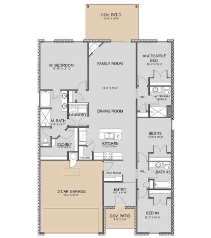 House Plan House Plan #28558 Drawing 1