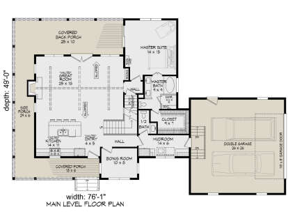 Main Floor  for House Plan #940-00710