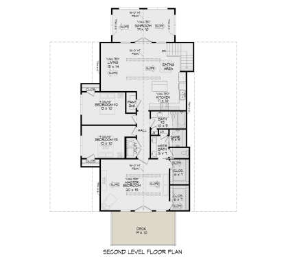 Second Floor for House Plan #940-00711