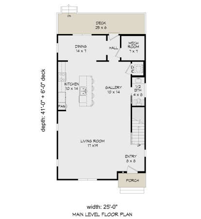 First Floor for House Plan #940-00712