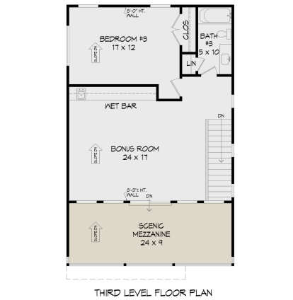 Third Floor for House Plan #940-00712