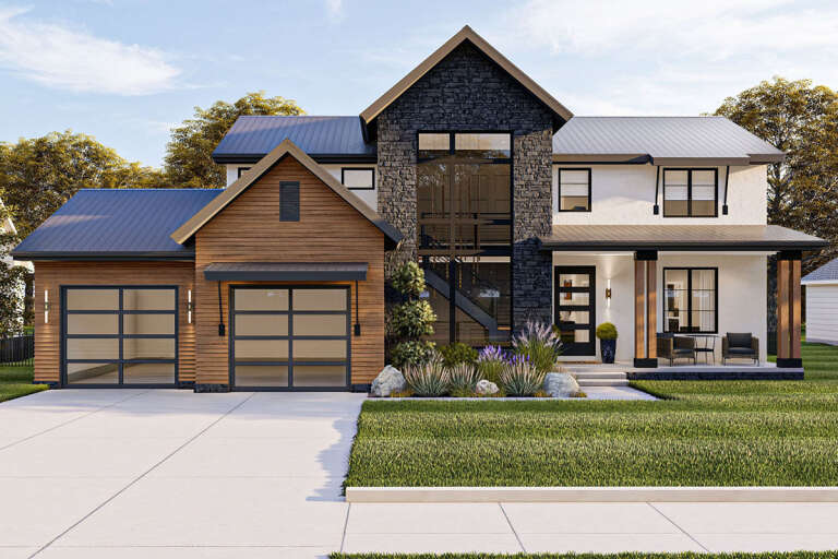 House Plan House Plan #28563 Front Elevation 