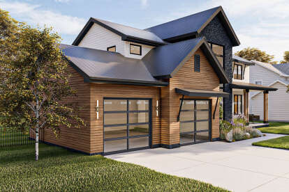 Modern Farmhouse House Plan #963-00734 Elevation Photo