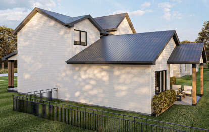 Modern Farmhouse House Plan #963-00734 Elevation Photo