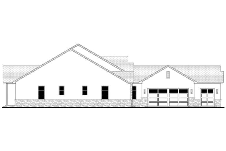European House Plan #041-00323 Elevation Photo