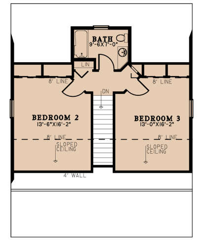 Second Floor for House Plan #8318-00329