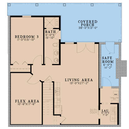 Basement for House Plan #8318-00330