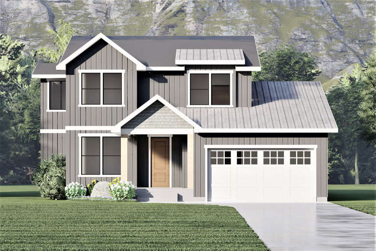 House Plan House Plan #28567 Front Elevation 
