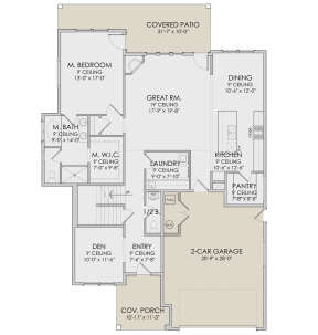 Main Floor  for House Plan #6422-00060
