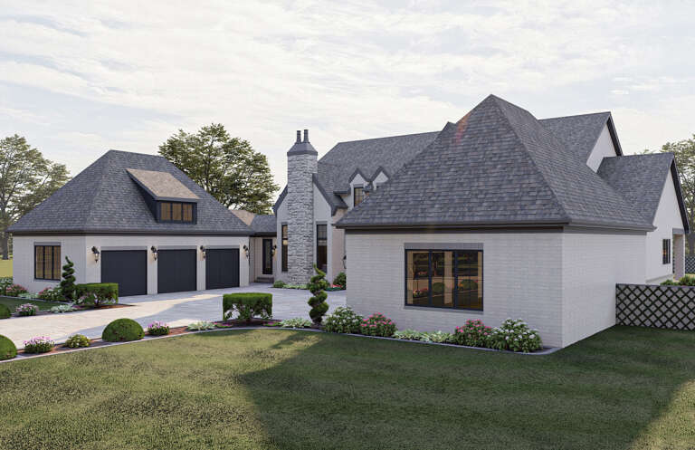 French Country Plan - 5,388 Square Feet, 5 Bedrooms, 4.5 Bathrooms ...