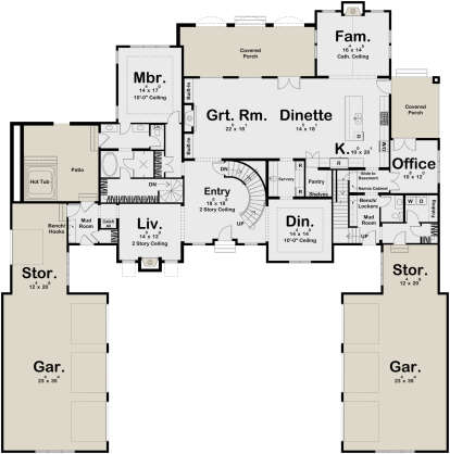 Main Floor  for House Plan #963-00735