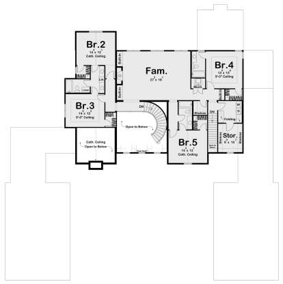 Second Floor for House Plan #963-00735