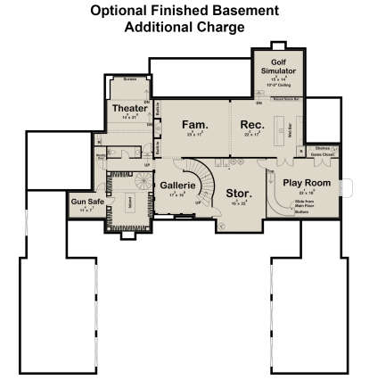 Basement for House Plan #963-00735