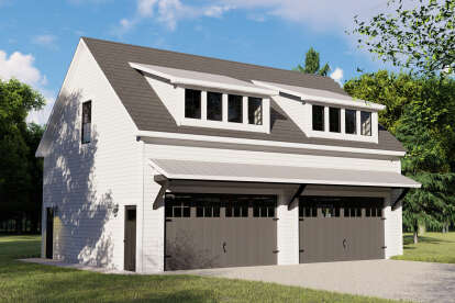 House Plan House Plan #28569 Angled Front Elevation