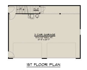 Garage Floor for House Plan #5032-00212
