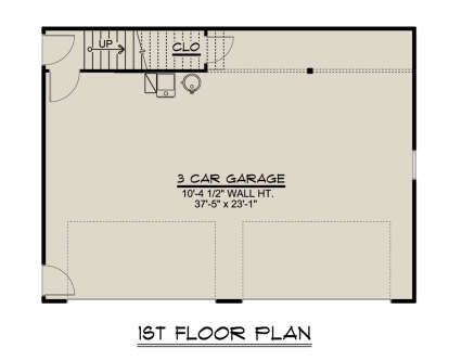 Garage Floor for House Plan #5032-00212