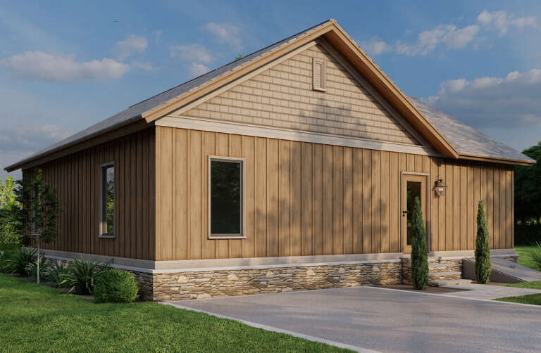 Cabin House Plan #8318-00331 Elevation Photo
