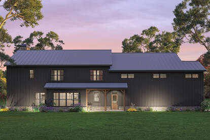 Barn House Plan #009-00327 Elevation Photo