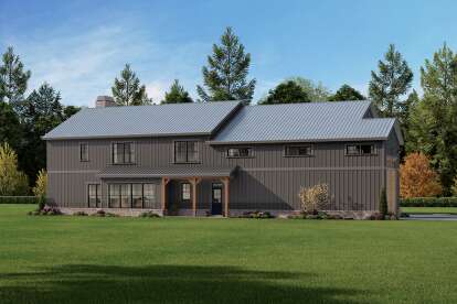 Barn House Plan #009-00327 Elevation Photo