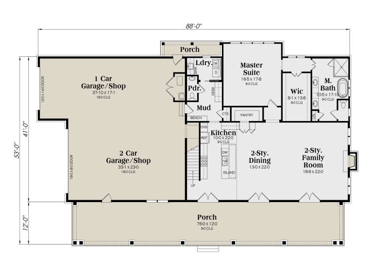 House Plan House Plan #28573 Drawing 1