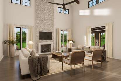 Barn House Plan #009-00327 Additional Photo