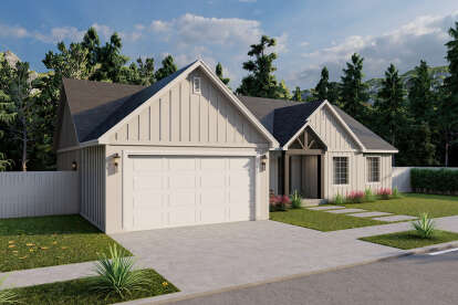 Modern Farmhouse House Plan #8768-00129 Elevation Photo