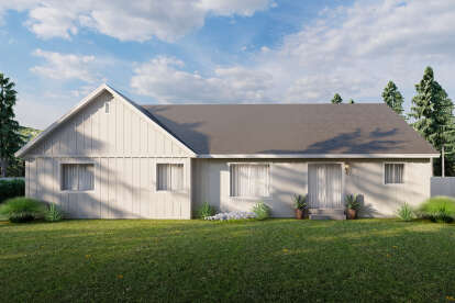 Modern Farmhouse House Plan #8768-00129 Elevation Photo