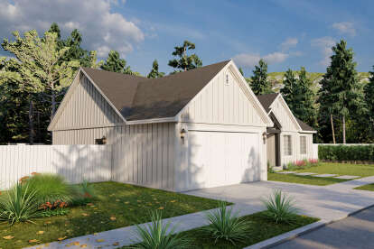 Modern Farmhouse House Plan #8768-00129 Elevation Photo