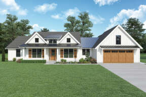 Modern Farmhouse House Plan #2464-00081 Elevation Photo