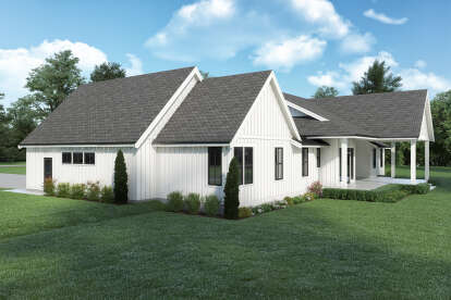 Modern Farmhouse House Plan #2464-00081 Elevation Photo