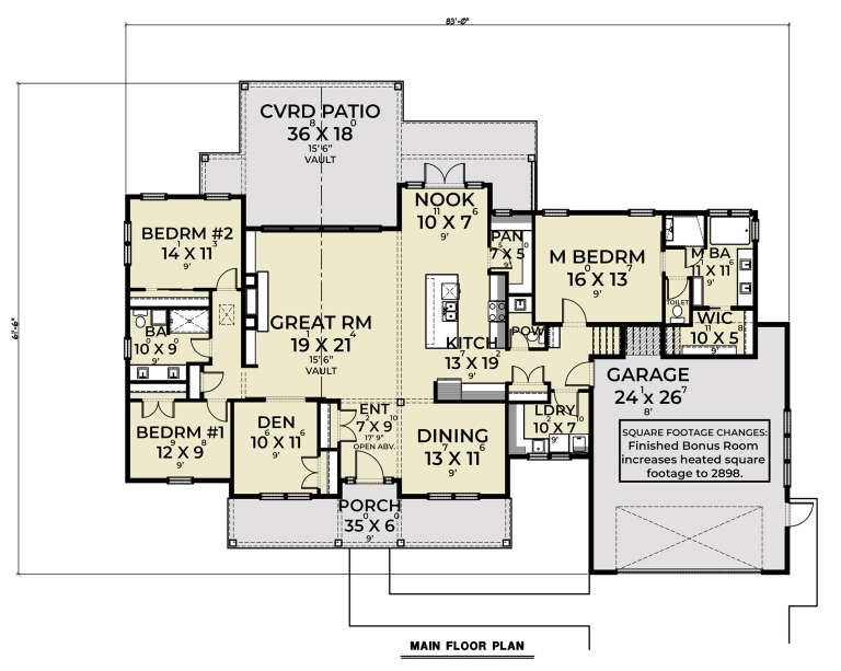 House Plan House Plan #28576 Drawing 1