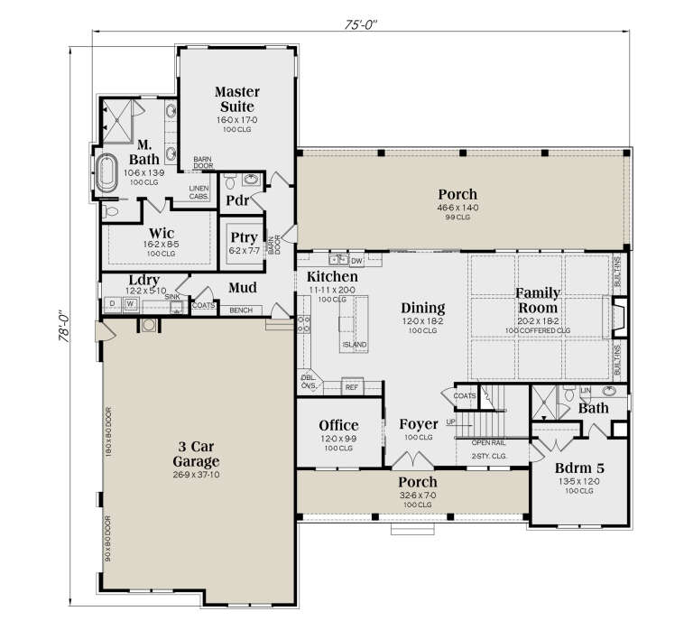 House Plan House Plan #28578 Drawing 1